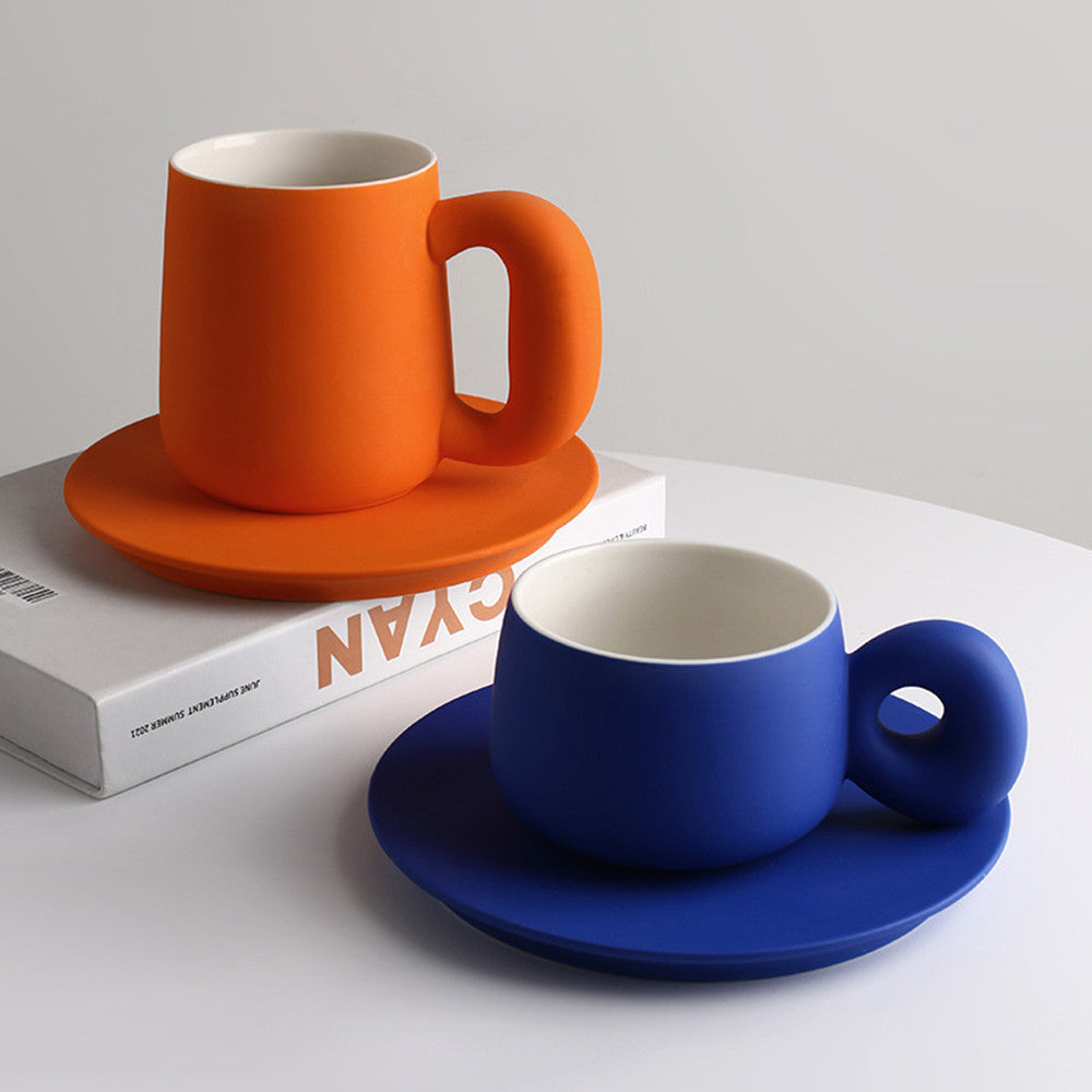 Light Luxury Retro Mug Coffee Cup Set